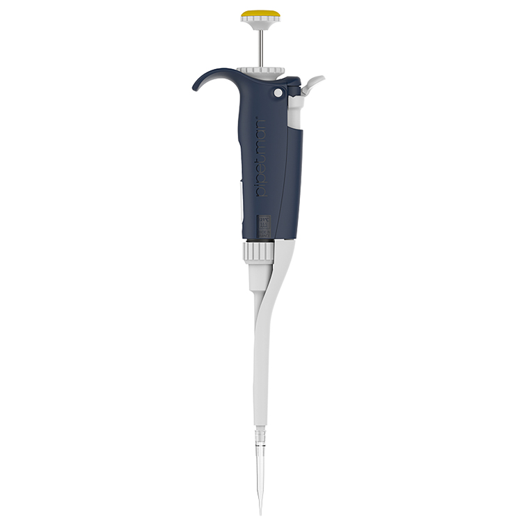 Pipetman L, P200L, volume 20-200µl, plastieken ejector, geel, Gilson