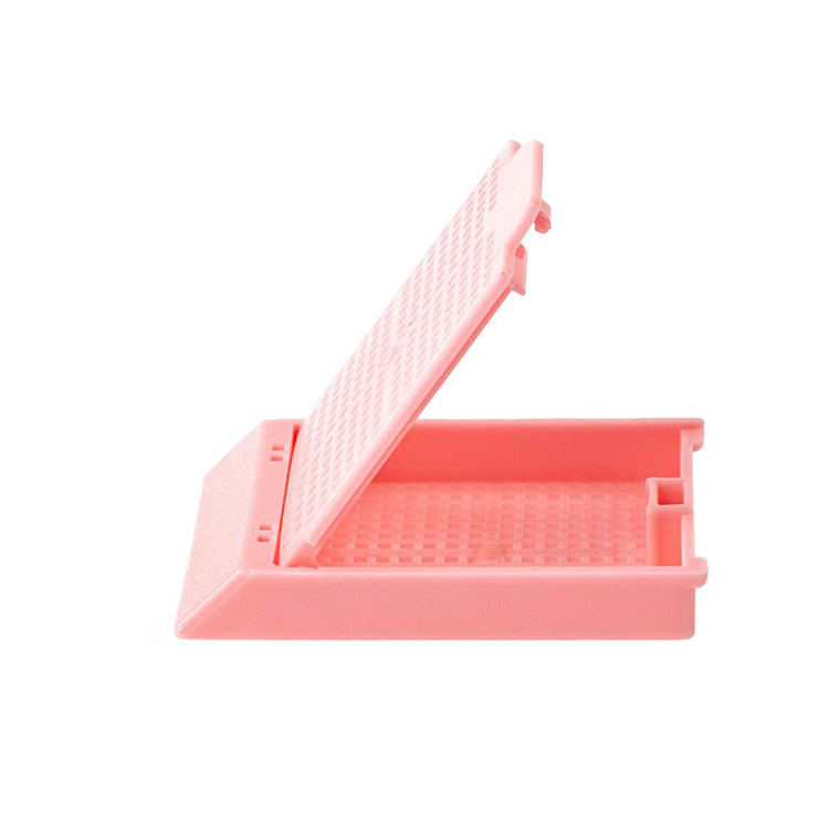 Histosette II Biopsy 45° avec couvercle rose, Simport