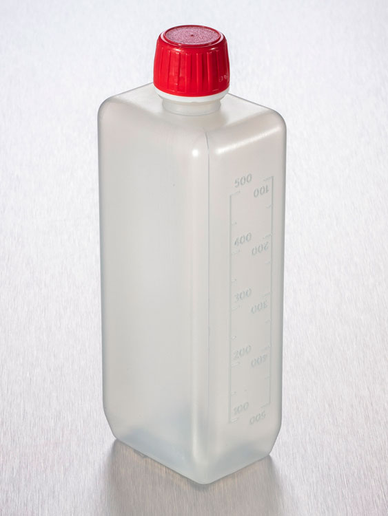 Flask 500ml PP+screwcap sterile, Gosselin