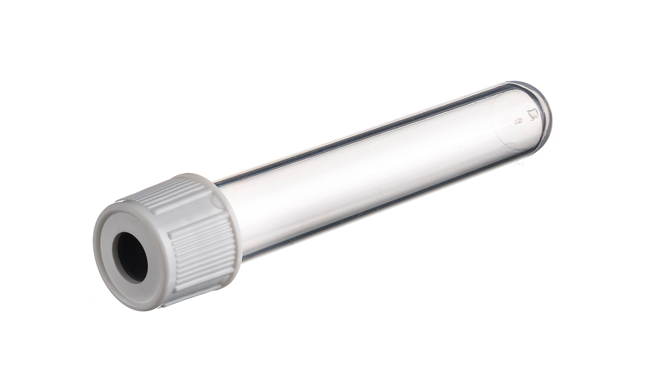 Vacuette Secondary Tube, Multiplex, 75x13mm, PLP, white screw cap, Greiner