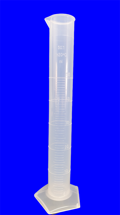 Measuring cylinder graduated 50ml PP, Kartell