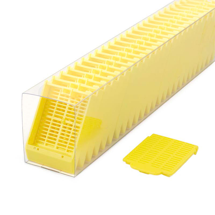 Histossette II quickload cassette with lid yellow, Simport