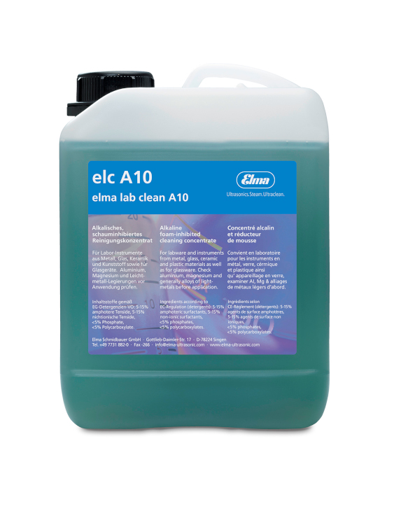 Elma lab clean A10 2,5L, en bouteille HDPE