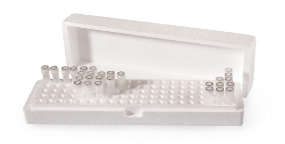 Rack styrofoam + lid 100 positions