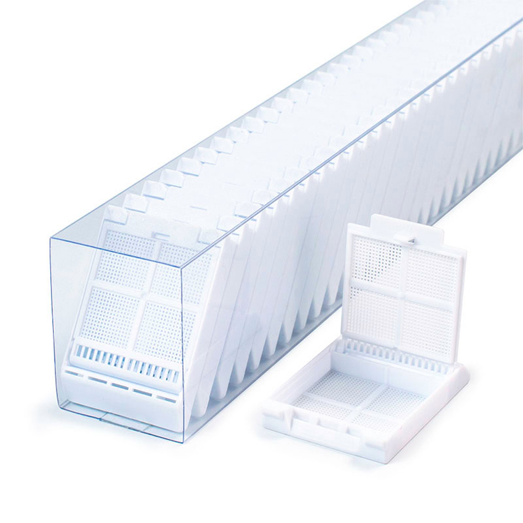 Micromesh ll quickload biopsy cassette + couvercle blanc, Simport