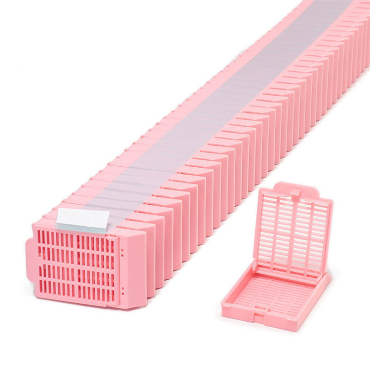 Histosette ll quickload stackable embedding cassette +couvercle rose, Simport