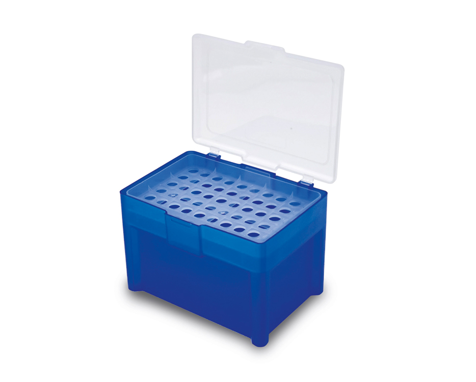 Socorex rack for Qualitix 1000ul tips, with lid