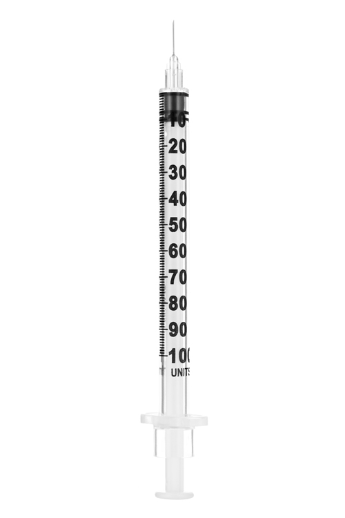 Sol-M insuline syringe, 1ml, with needle 30G 5/16, Sol Millennium