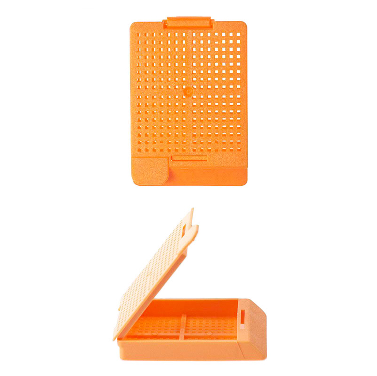 Swingsette biopsy 1 compartiment + cap orange, Simport