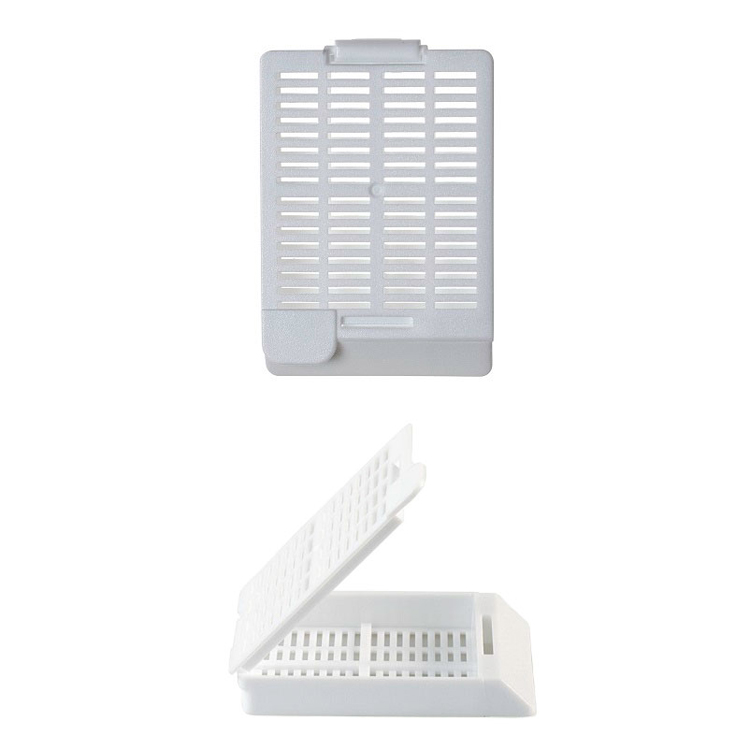 Swingsette embedding cassette 1 compartiment + cap white, Simport