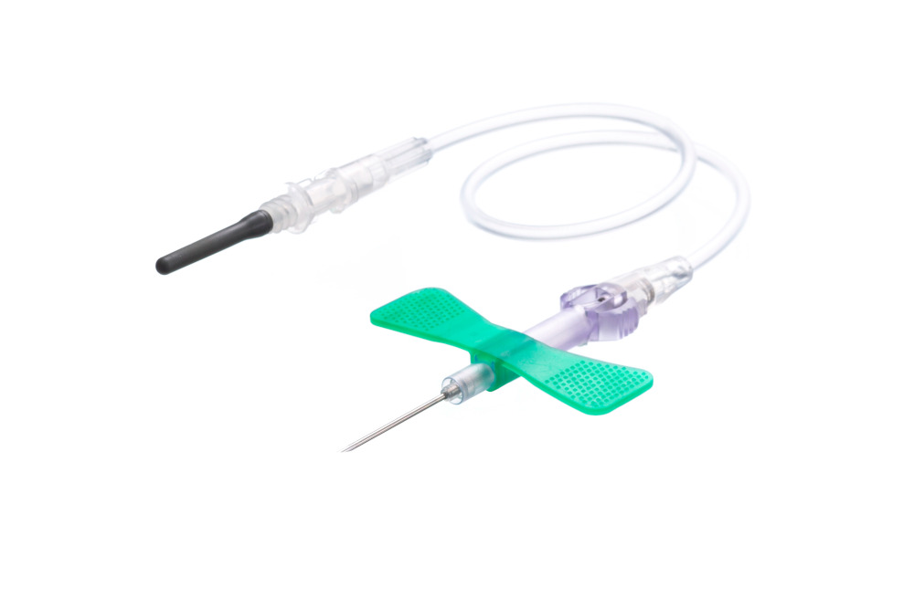 Evoprotect SBE safety blood collection set with luer adapter, 21G x 3/4, 19cm, sterile, Greiner