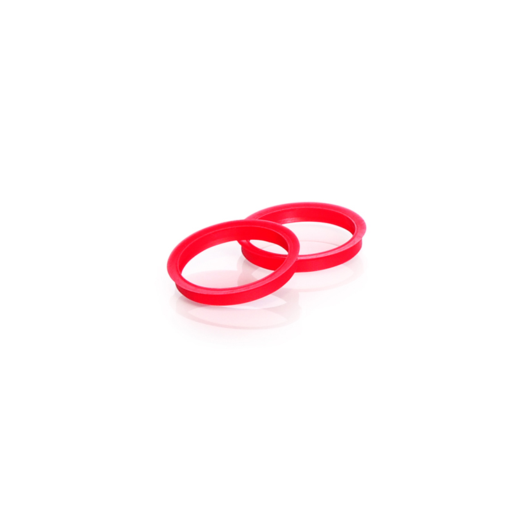 Bague de déversement en ETFE pour bouchon à visser en PBT, GL 32, rouge, Duran