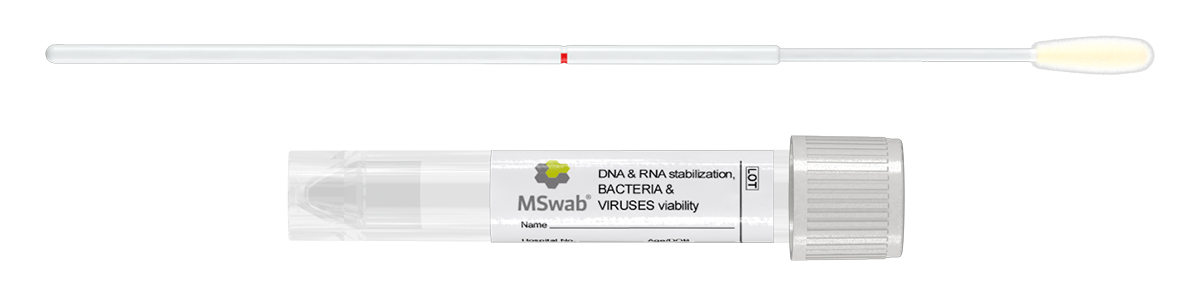 M-swab 1ml + regular flocked swab, Copan