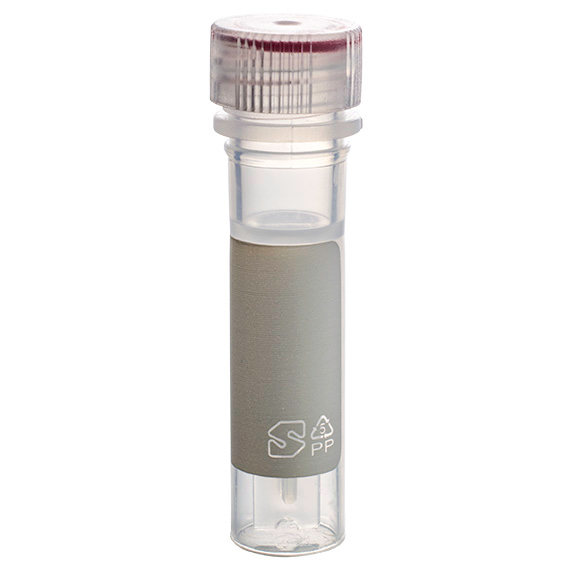 Microtube 0.5ml + cap + graduatie, steriel, met rokje, Simport