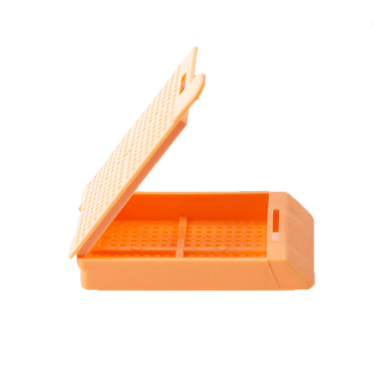 Swingsette biopsy 1 compartiment +couvercle orange non monté, Simport