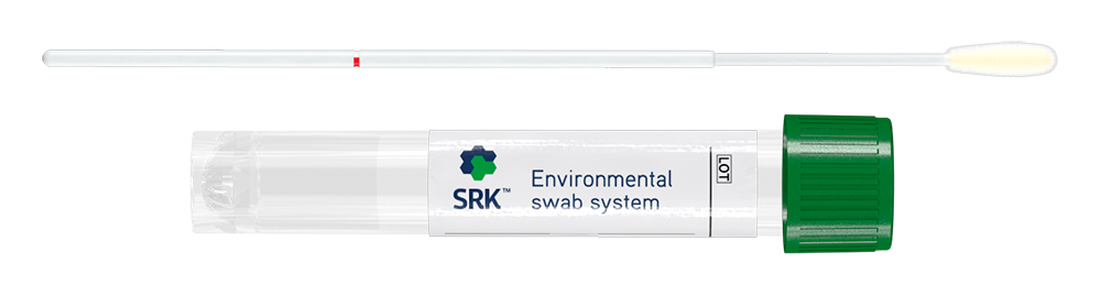 SRK Solution 2,5 ml en tube à bouchon à vis 16x100mm + regular flocked swab, Copan