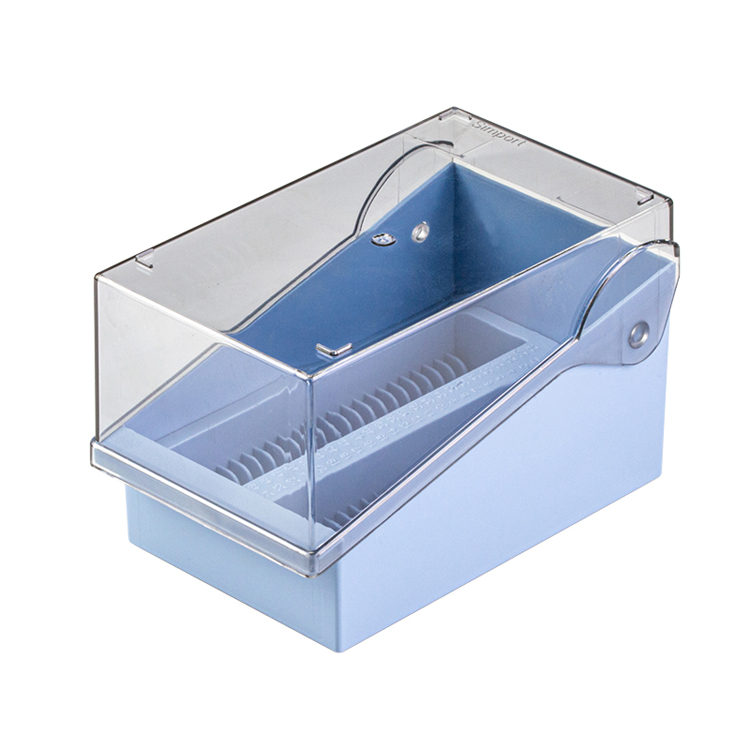 Slidefile storage systeme 82x140x86mm blue, Simport