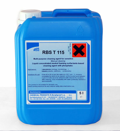 RBS T115 cleaning product, drum 5L