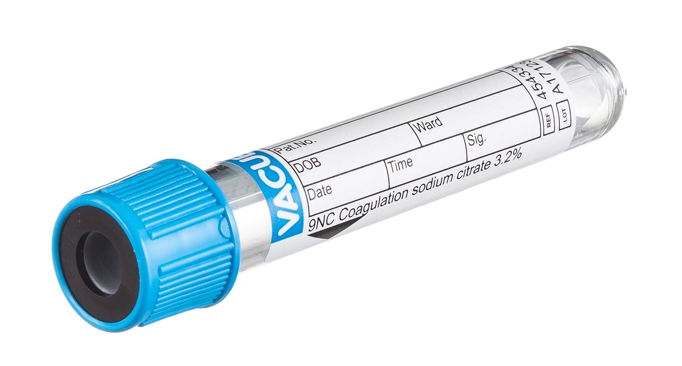 9nc Coagulation Tubes With Sodium Citrate 3,2%