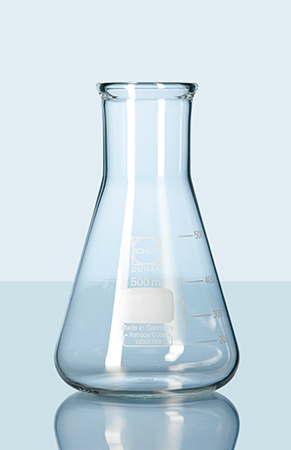 Duran® Erlenmeyer flasks with wide neck, Super Duty, graduated | MLS