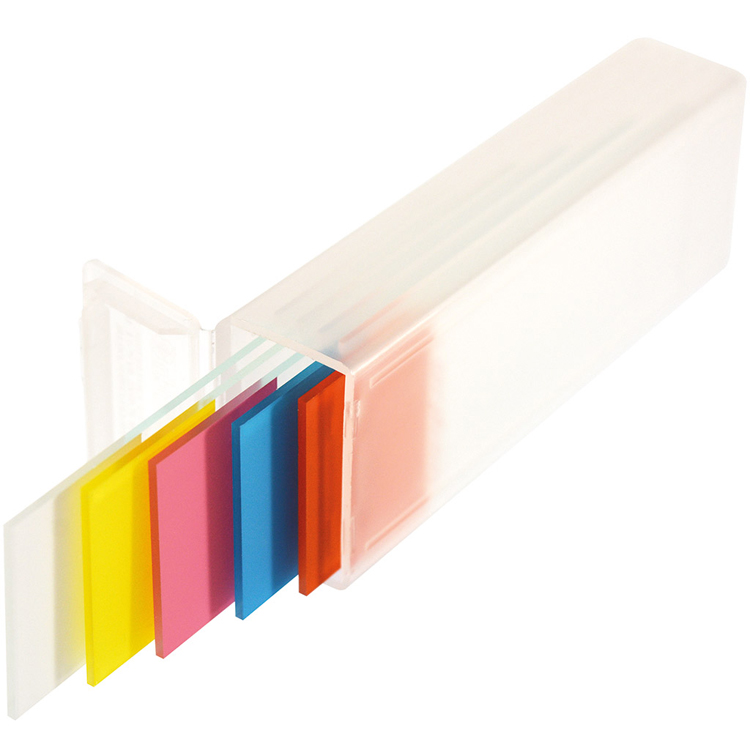 Classeur de rangement en plastique pour 20 lames coloris blanc